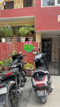 Black And Red Bajaj Pulsar 180F Neon