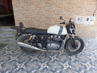 Ice Queen White Royal Enfield Continental GT 650 Twin