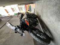 Black-grey-orange KTM 390 Adventure 2023