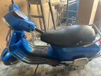 Matt Blue Vespa LX 125