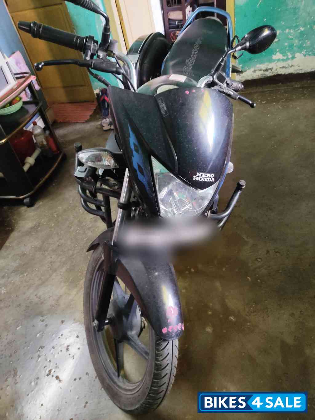 Blue Black Hero Glamour 125 Drum Blue Black Hero Glamour 125 Drum