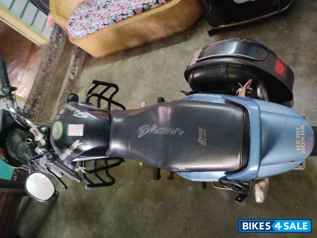 Blue Black Hero Glamour 125 Drum Blue Black Hero Glamour 125 Drum