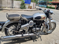 Silver Royal Enfield Classic 350