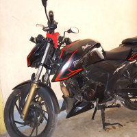 Red And Black TVS Apache RTR 200 4V ABS Race Edition 2.0