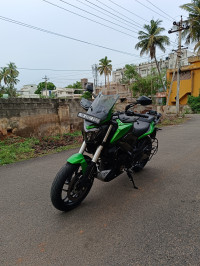 Green Bajaj Dominar 400 ABS BS6