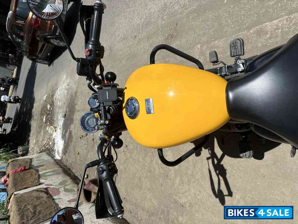 Yellow Royal Enfield Meteor 350 Fireball