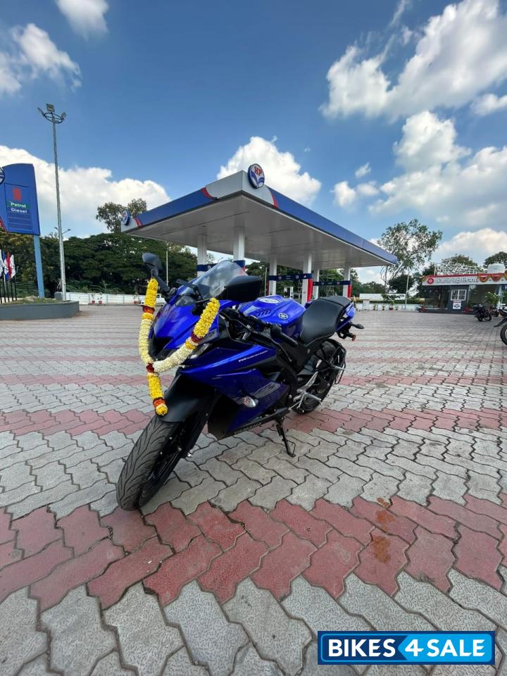 Blue Yamaha YZF R15 V3 BS6 Blue Yamaha YZF R15 V3 BS6