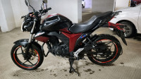 Black + Red Suzuki Gixxer ABS