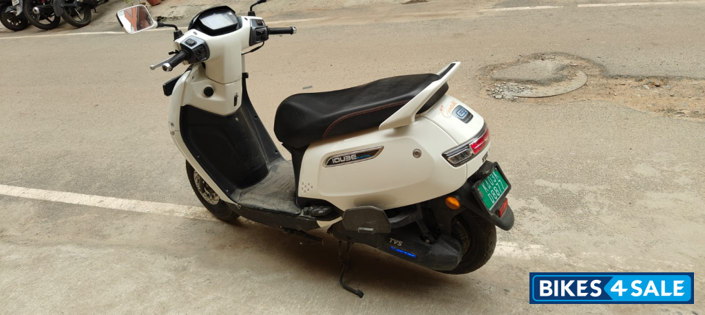 White TVS iQube Electric