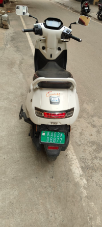 White TVS iQube Electric