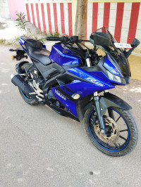 Blue Yamaha YZF R15 V3