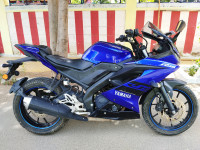 Blue Yamaha YZF R15 V3