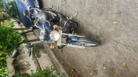 Blue Royal Enfield Thunderbird 350