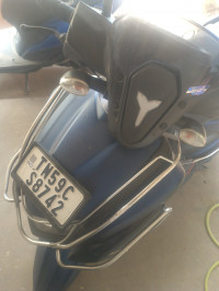 Mat Dark Purplish Blue Yamaha Ray ZR 125 Fi Hybrid Disc