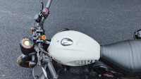 White Royal Enfield Hunter 350 Metro