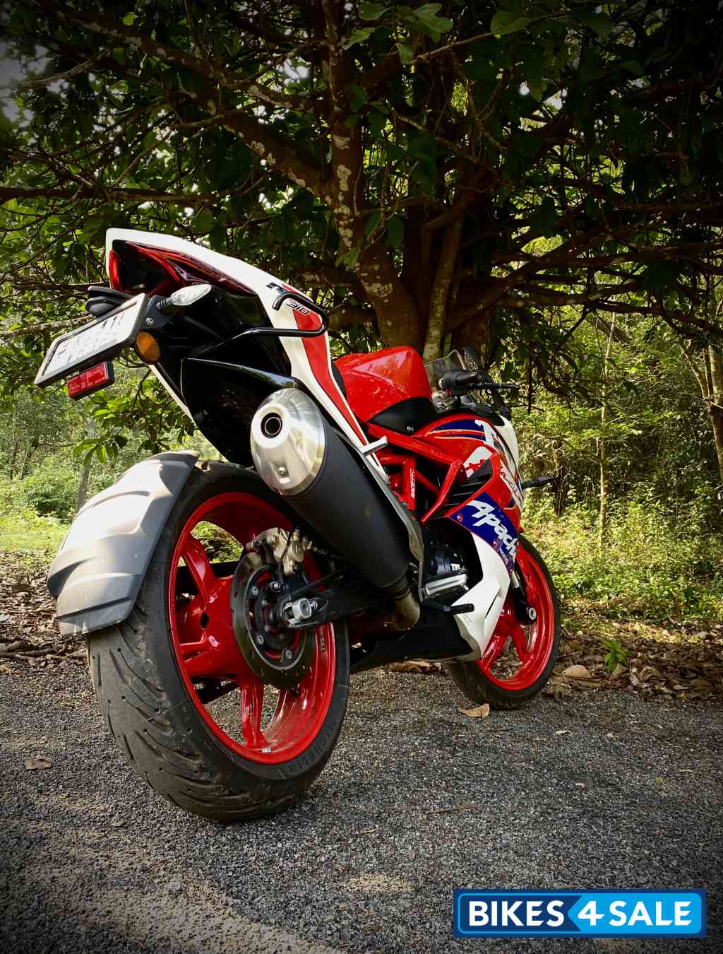 Racing Red TVS Apache RR 310 BTO Racing Red TVS Apache RR 310 BTO