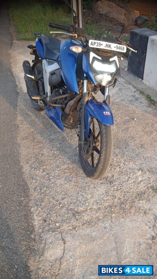 Blue TVS Apache RTR 160 4V BS6 Blue TVS Apache RTR 160 4V BS6