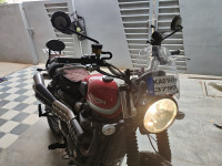 Red Triumph Street Scrambler