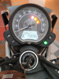 Red Triumph Street Scrambler