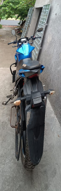 Blue Suzuki Gixxer 150