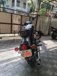 Silver Royal Enfield Classic 500