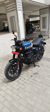 Rebel Blue Royal Enfield Hunter 350 Metro