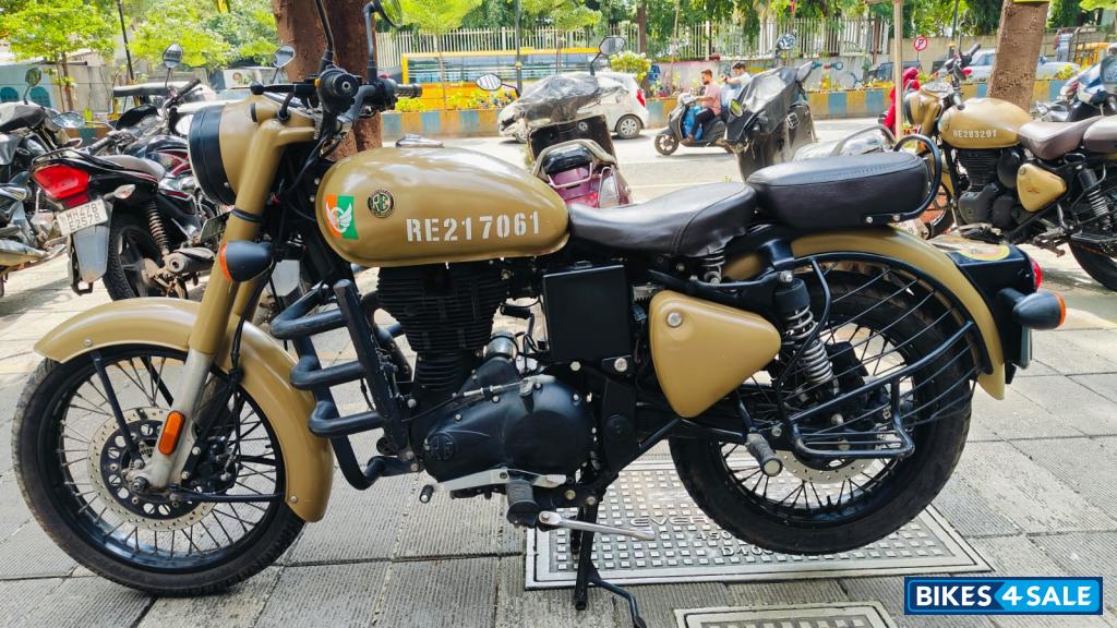 Army Colour Royal Enfield Classic 350 Single Channel BS6