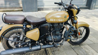 Army Colour Royal Enfield Classic 350 Single Channel BS6