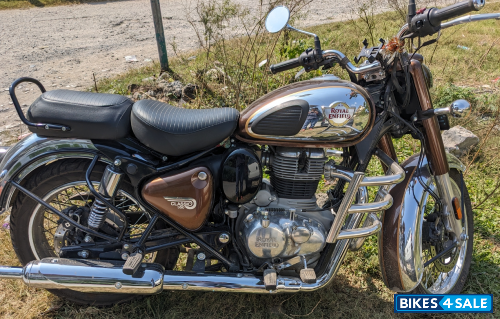 Chrome Bronze Royal Enfield Classic 350 Dual Channel BS6