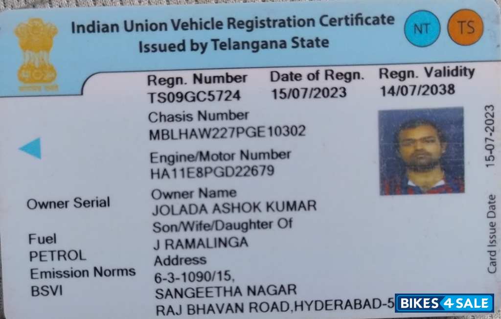 Black Plus Silver Hero Splendor Plus IBS i3s