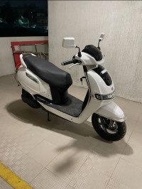 White TVS iQube Electric