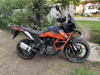 Orange & Dark Blue KTM 390 Adventure 2023