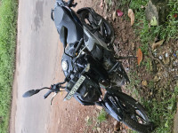 Black TVS Apache RTR 160 4V BS6
