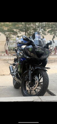 Blue And Black Yamaha R15M Monster Energy MotoGP Edition