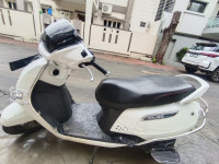 White TVS iQube Electric