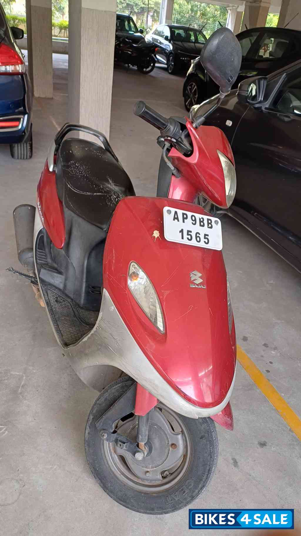 Red Bajaj Wave Red Bajaj Wave