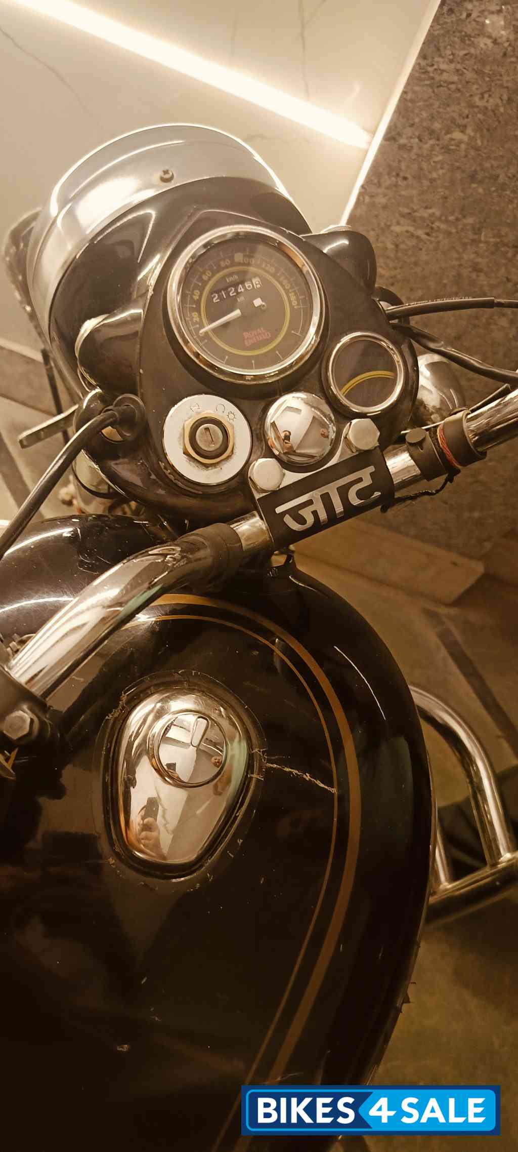 Black Royal Enfield Bullet Standard 350