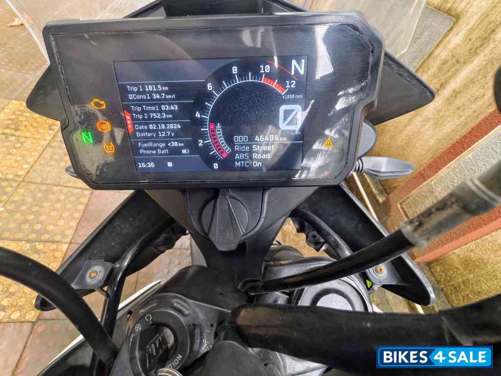 White KTM 390 Adventure White KTM 390 Adventure