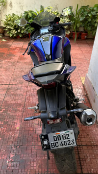 Blue Yamaha YZF R15 V3