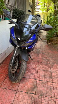 Blue Yamaha YZF R15 V3
