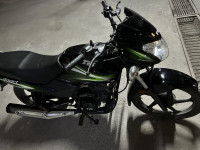 Black Green TVS Sport BS6