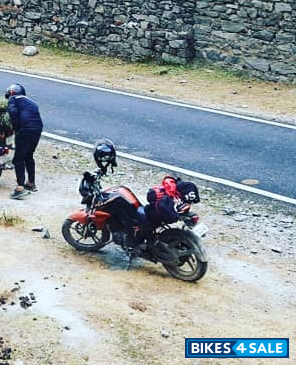 Matt Black Orange Yamaha FZ-S FI V2