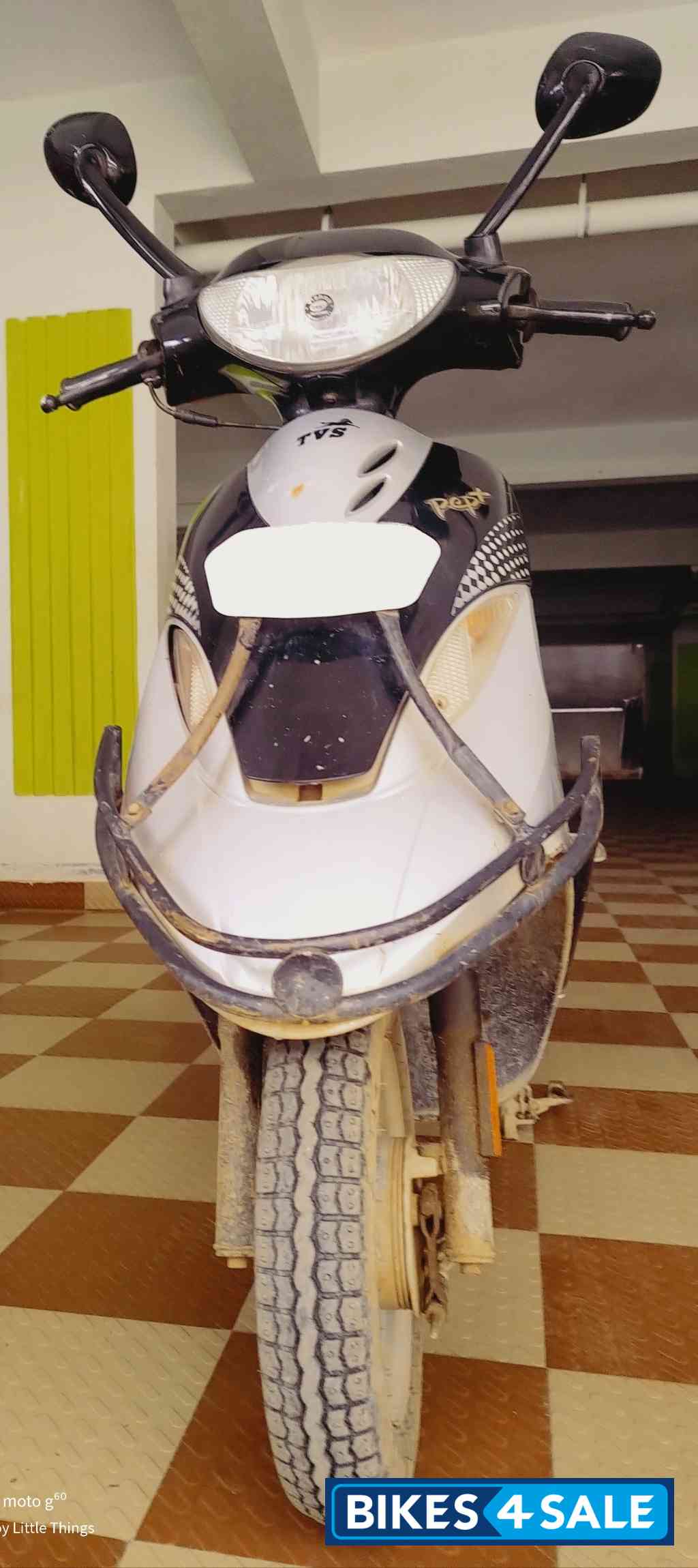 Standard Black TVS Scooty Pep Plus