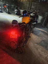 Orange Royal Enfield Thunderbird X 500