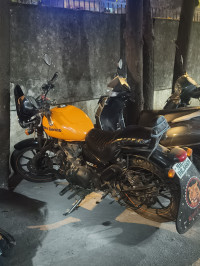 Orange Royal Enfield Thunderbird X 500