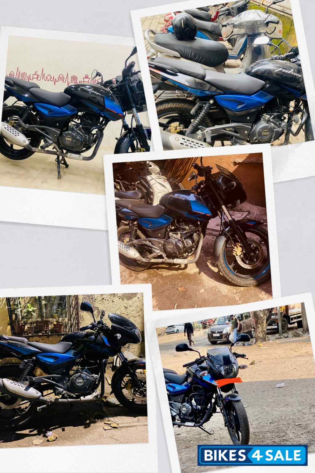 Black Blue Bajaj Pulsar 150 Twin Disc Black Blue Bajaj Pulsar 150 Twin Disc