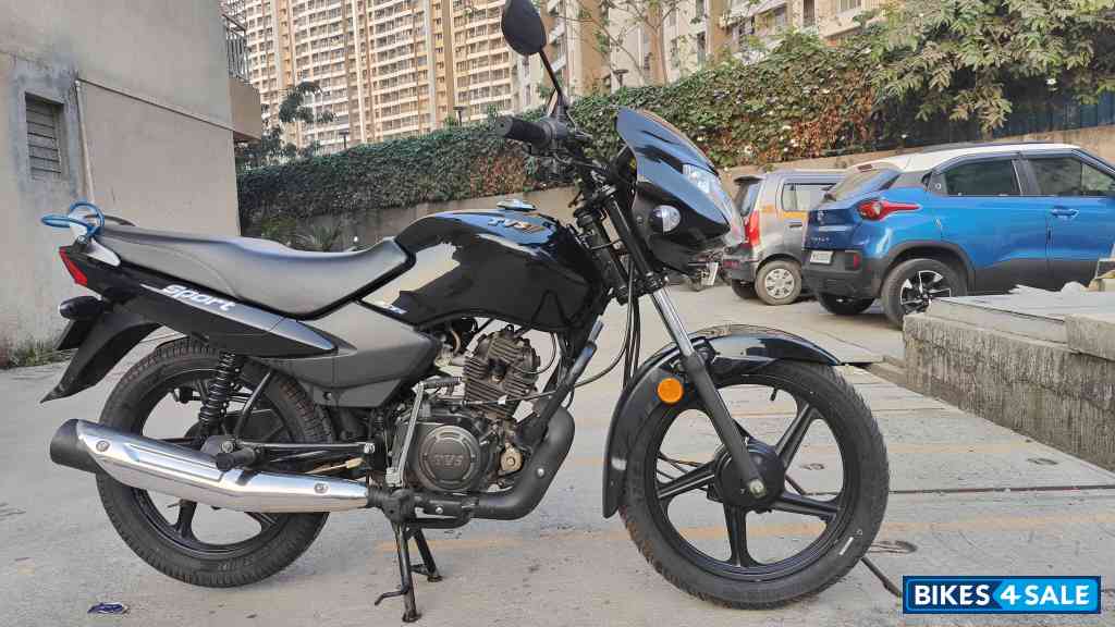 Black TVS Sport BS6 Black TVS Sport BS6