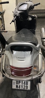 White Honda Activa