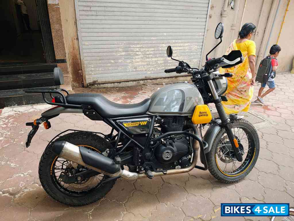 Grey Yellow Royal Enfield Scram 411 Grey Yellow Royal Enfield Scram 411