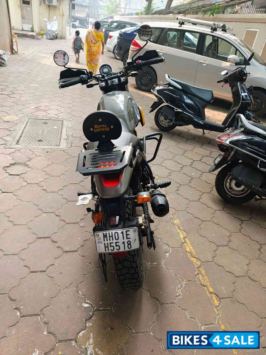 Grey Yellow Royal Enfield Scram 411 Grey Yellow Royal Enfield Scram 411